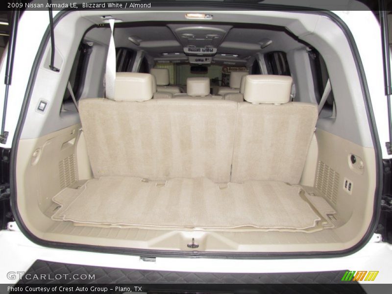 Blizzard White / Almond 2009 Nissan Armada LE
