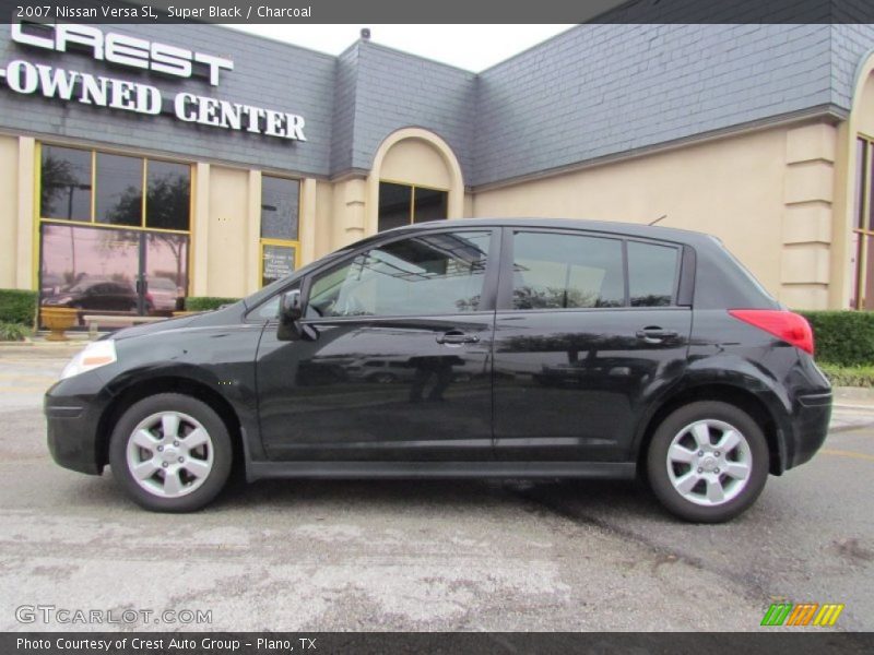Super Black / Charcoal 2007 Nissan Versa SL