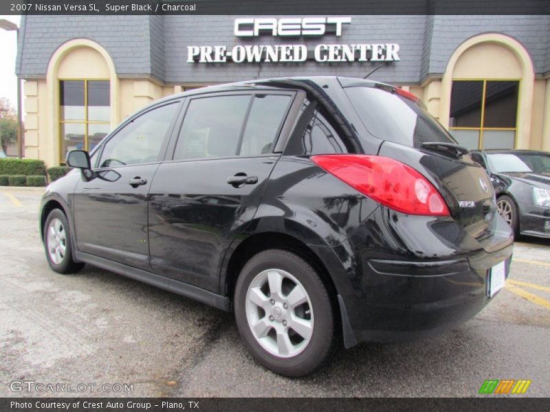 Super Black / Charcoal 2007 Nissan Versa SL