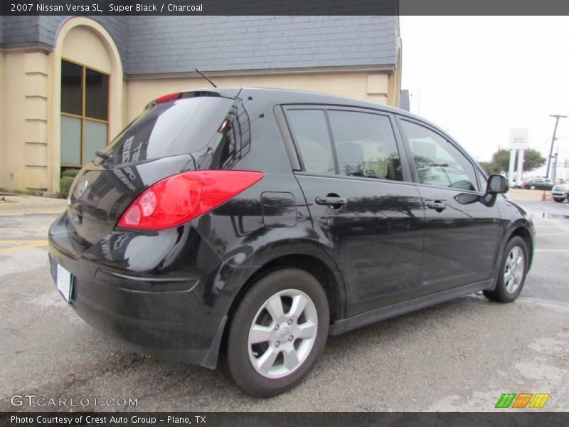 Super Black / Charcoal 2007 Nissan Versa SL