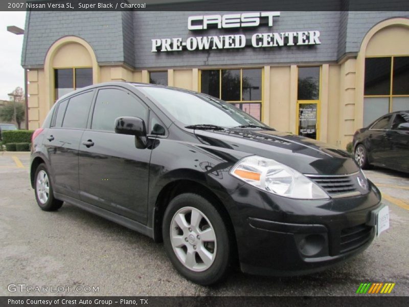 Super Black / Charcoal 2007 Nissan Versa SL