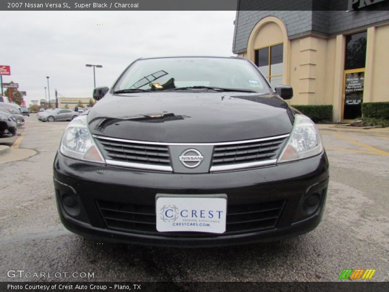 Super Black / Charcoal 2007 Nissan Versa SL