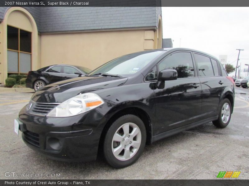 Super Black / Charcoal 2007 Nissan Versa SL