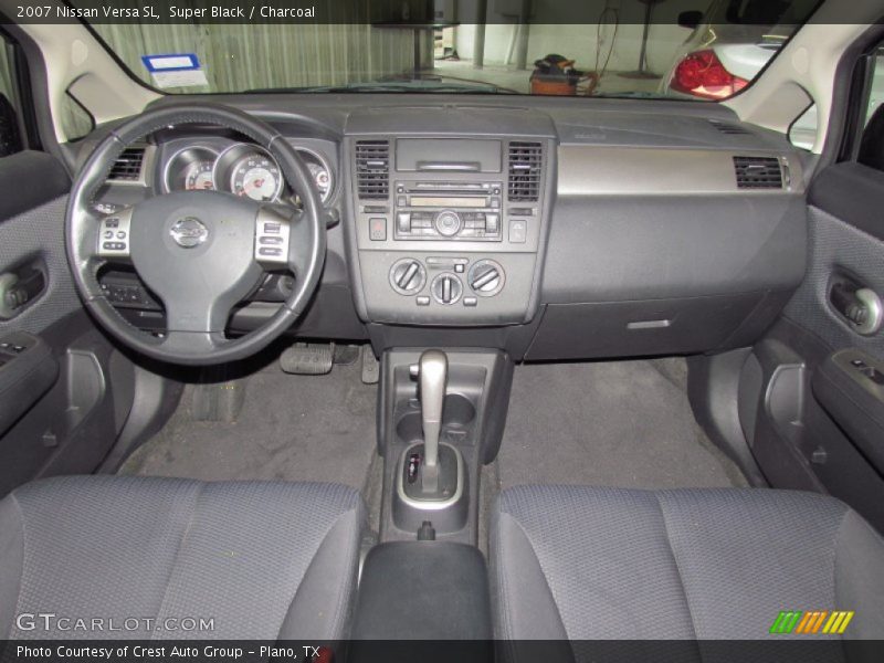 Super Black / Charcoal 2007 Nissan Versa SL