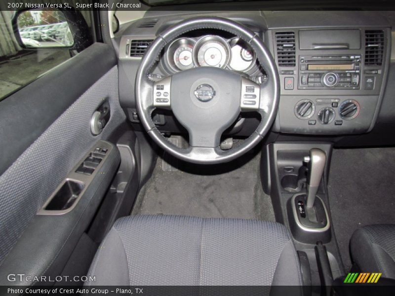 Super Black / Charcoal 2007 Nissan Versa SL