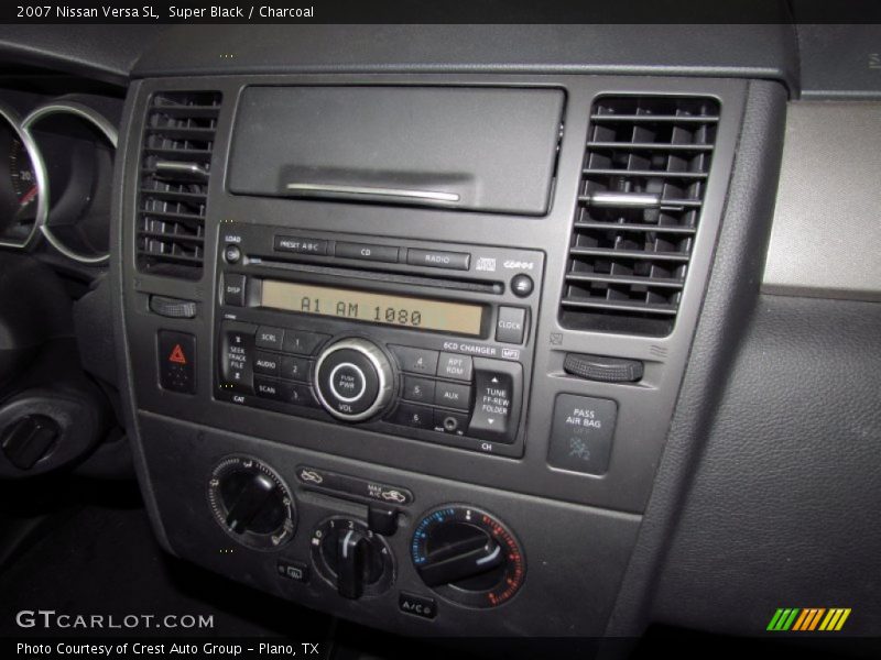 Super Black / Charcoal 2007 Nissan Versa SL