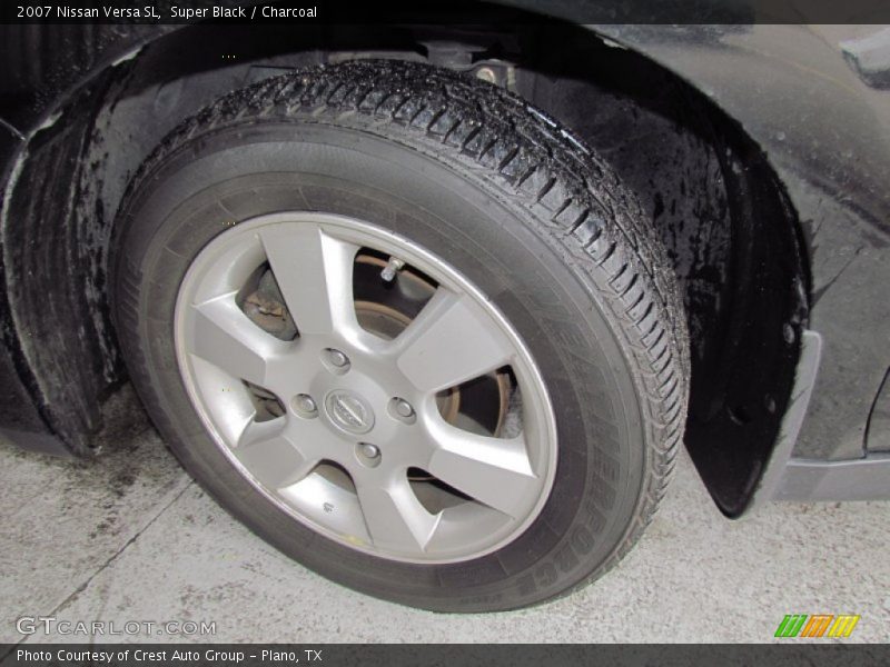 Super Black / Charcoal 2007 Nissan Versa SL