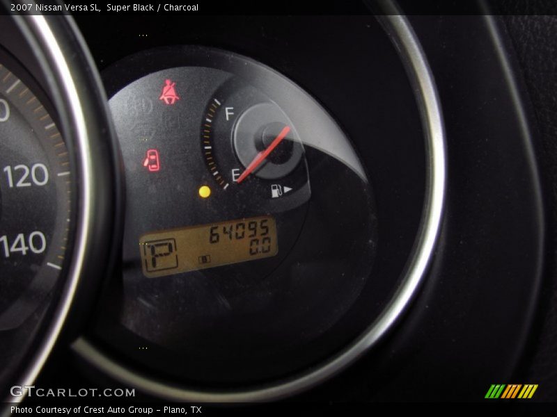 Super Black / Charcoal 2007 Nissan Versa SL