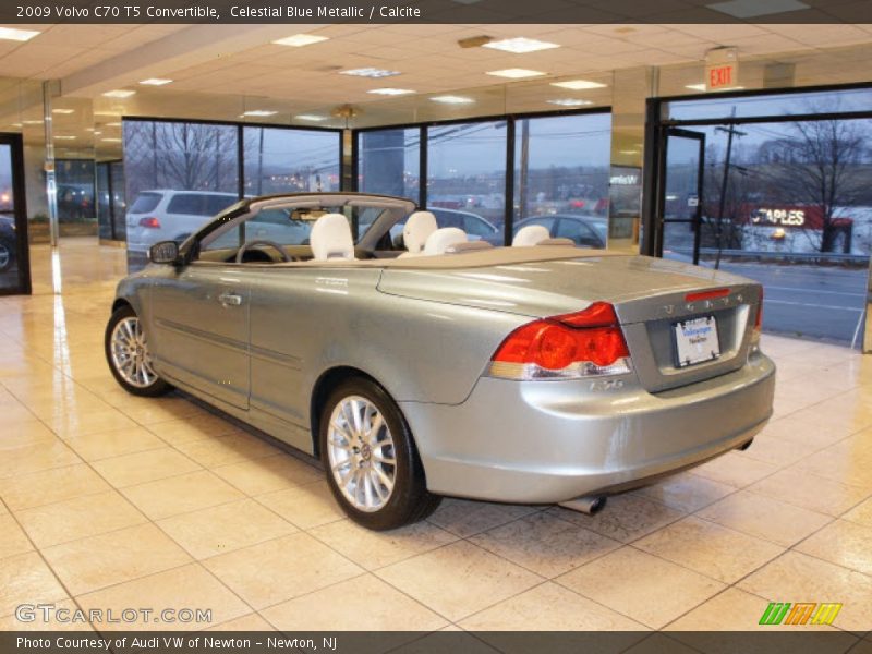 Celestial Blue Metallic / Calcite 2009 Volvo C70 T5 Convertible