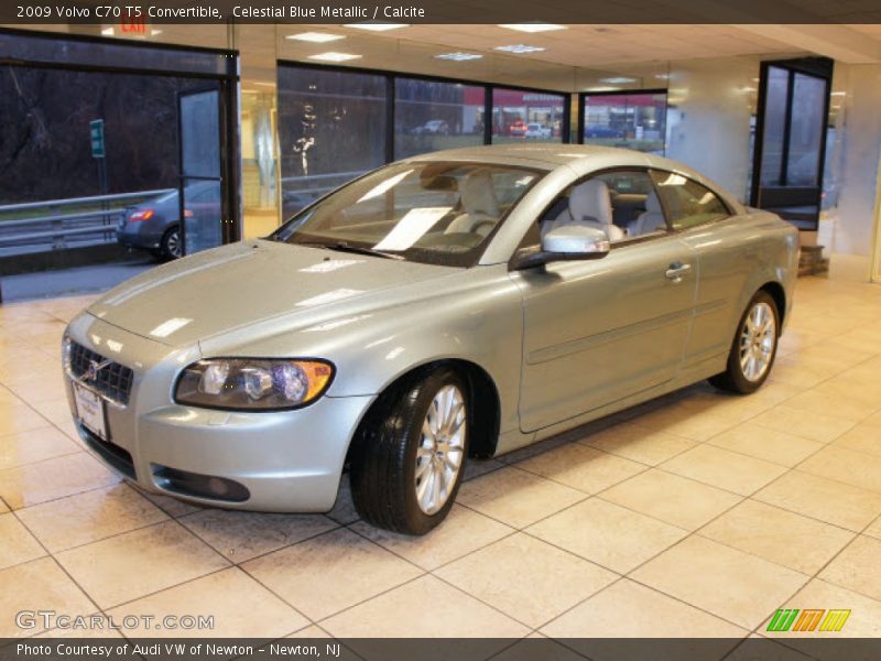 Celestial Blue Metallic / Calcite 2009 Volvo C70 T5 Convertible