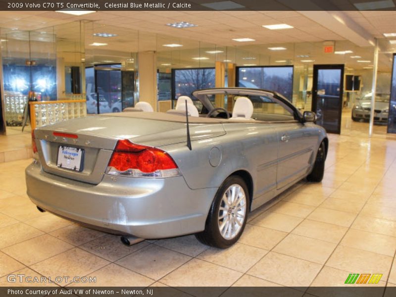 Celestial Blue Metallic / Calcite 2009 Volvo C70 T5 Convertible