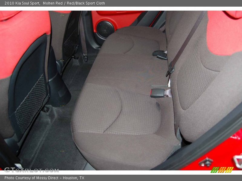  2010 Soul Sport Red/Black Sport Cloth Interior