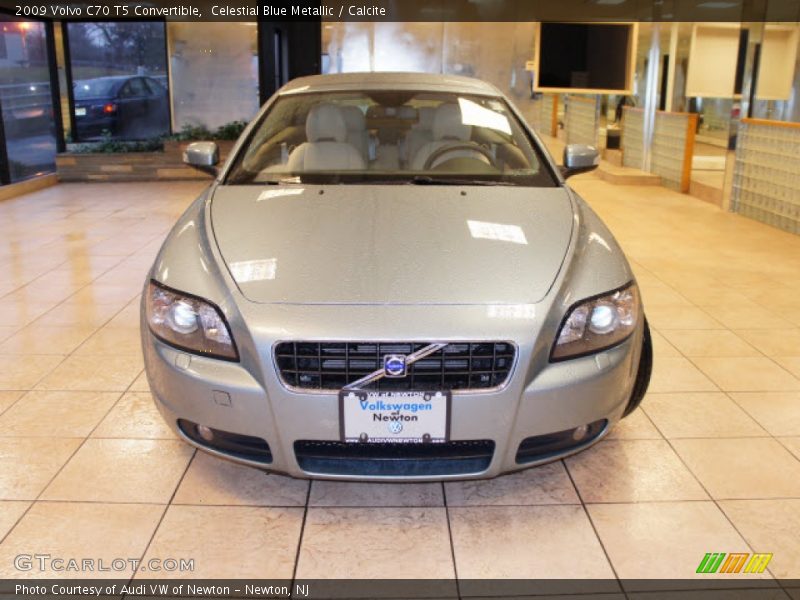 Celestial Blue Metallic / Calcite 2009 Volvo C70 T5 Convertible