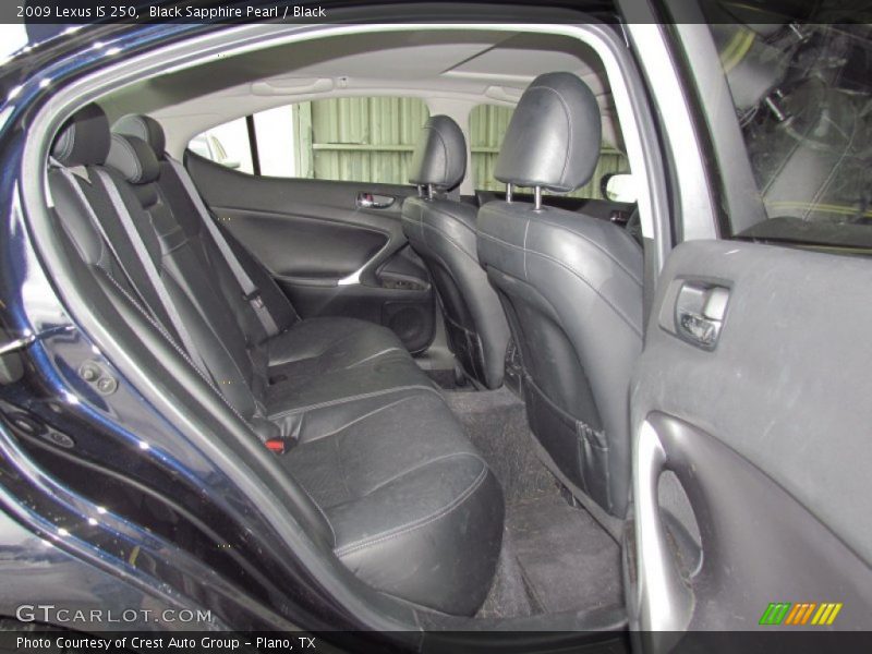 Black Sapphire Pearl / Black 2009 Lexus IS 250