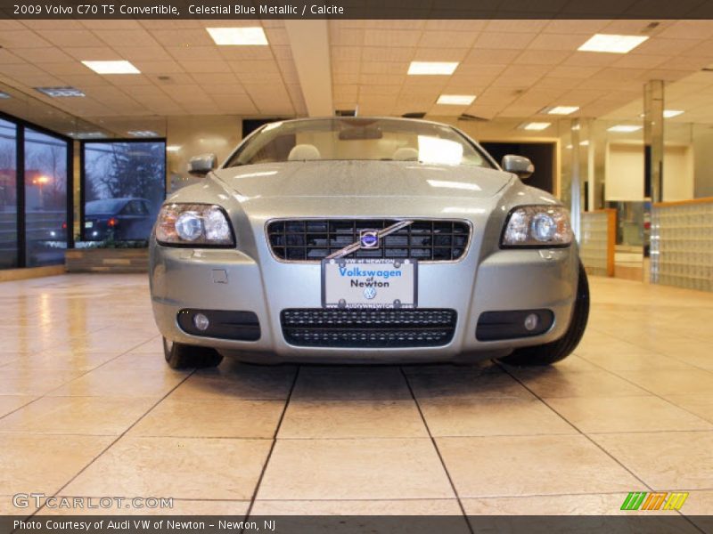 Celestial Blue Metallic / Calcite 2009 Volvo C70 T5 Convertible