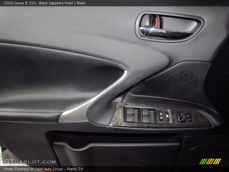 Black Sapphire Pearl / Black 2009 Lexus IS 250