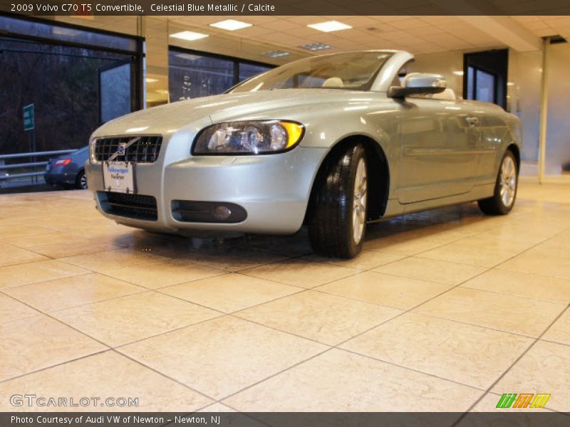 Celestial Blue Metallic / Calcite 2009 Volvo C70 T5 Convertible
