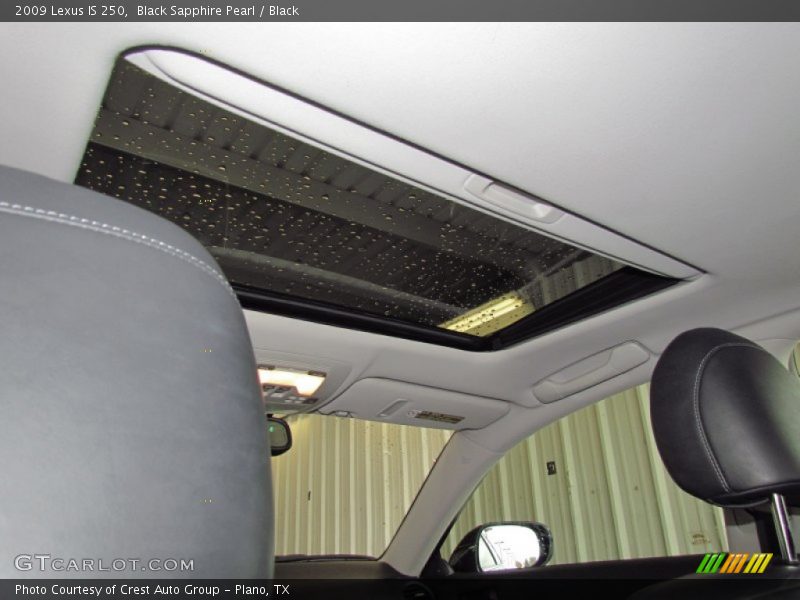 Black Sapphire Pearl / Black 2009 Lexus IS 250