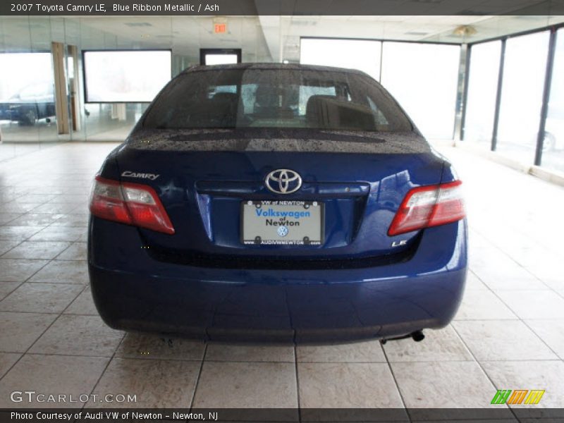 Blue Ribbon Metallic / Ash 2007 Toyota Camry LE