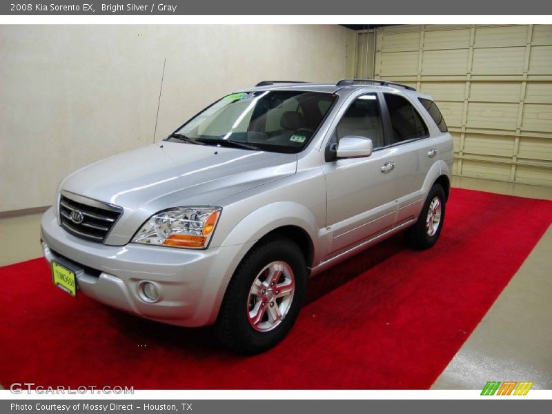 Bright Silver / Gray 2008 Kia Sorento EX