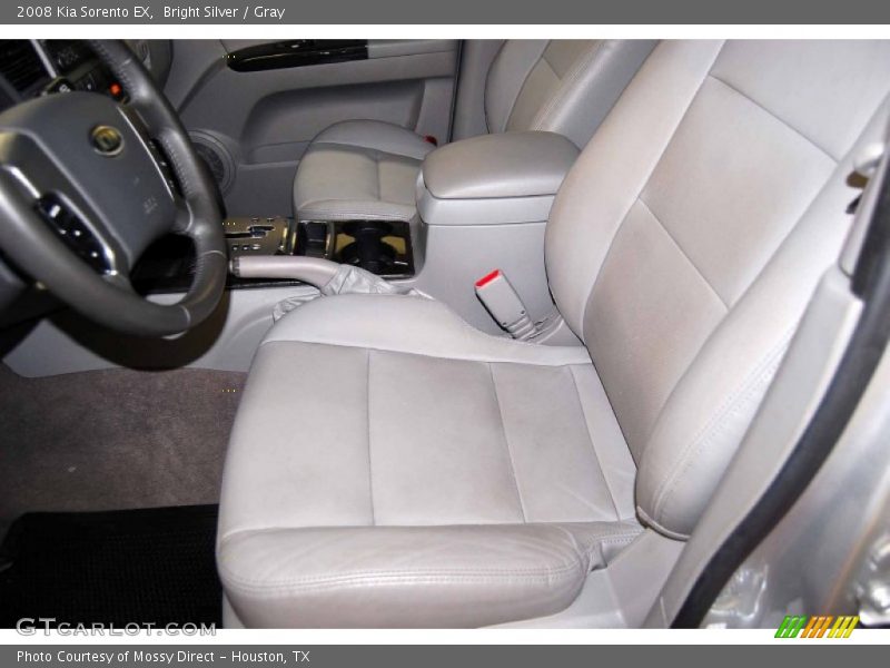 Bright Silver / Gray 2008 Kia Sorento EX