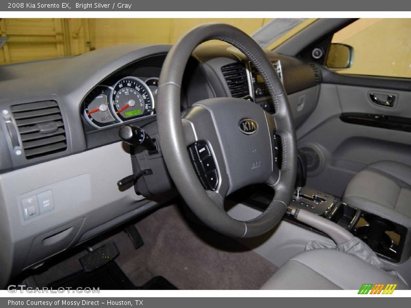 Bright Silver / Gray 2008 Kia Sorento EX