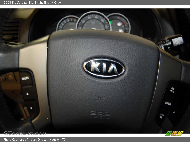 Bright Silver / Gray 2008 Kia Sorento EX