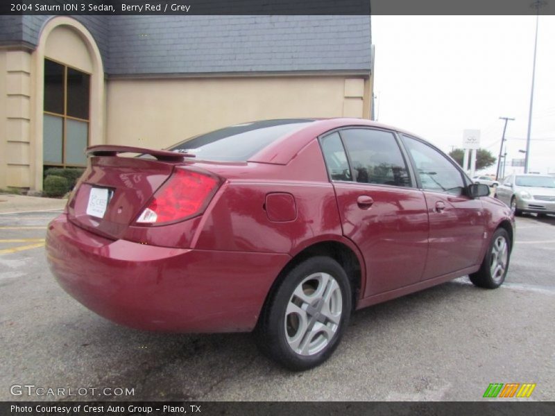 Berry Red / Grey 2004 Saturn ION 3 Sedan