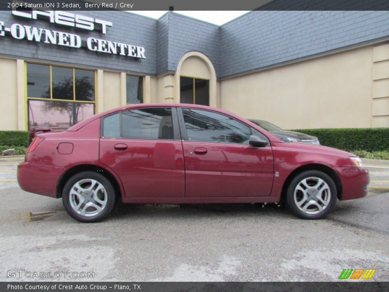 Berry Red / Grey 2004 Saturn ION 3 Sedan