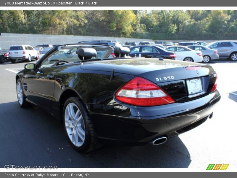 Black / Black 2008 Mercedes-Benz SL 550 Roadster