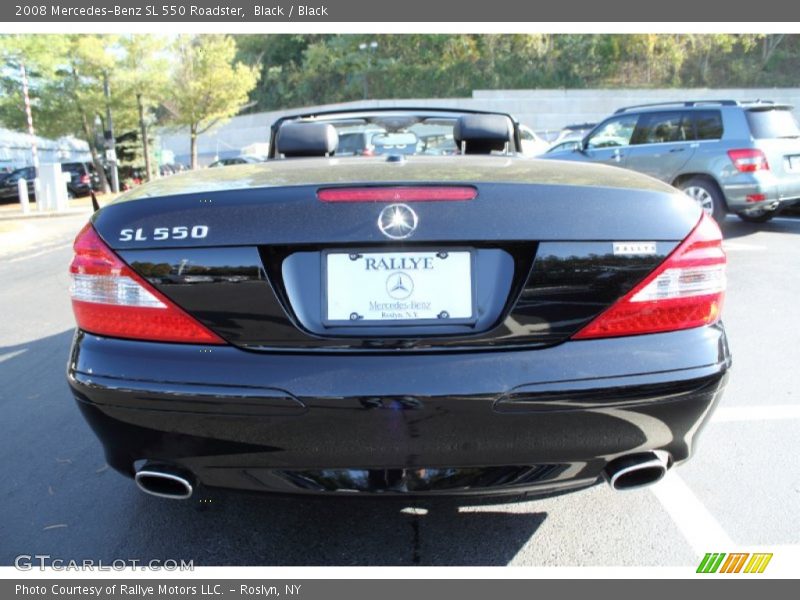 Black / Black 2008 Mercedes-Benz SL 550 Roadster