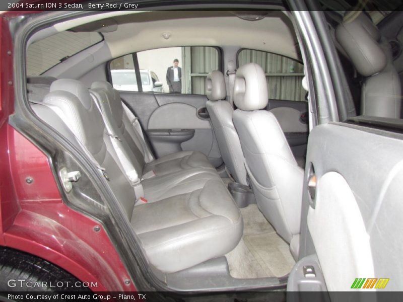Berry Red / Grey 2004 Saturn ION 3 Sedan