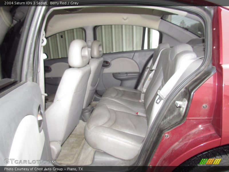 Berry Red / Grey 2004 Saturn ION 3 Sedan