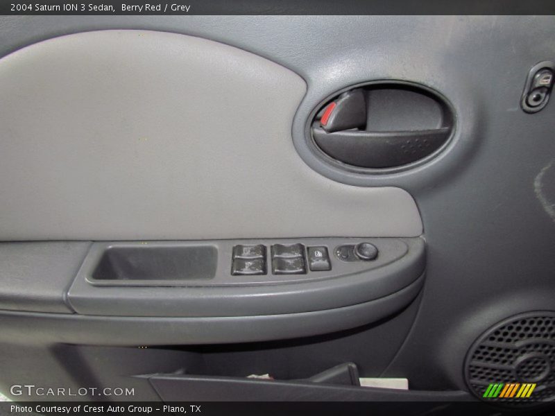 Berry Red / Grey 2004 Saturn ION 3 Sedan