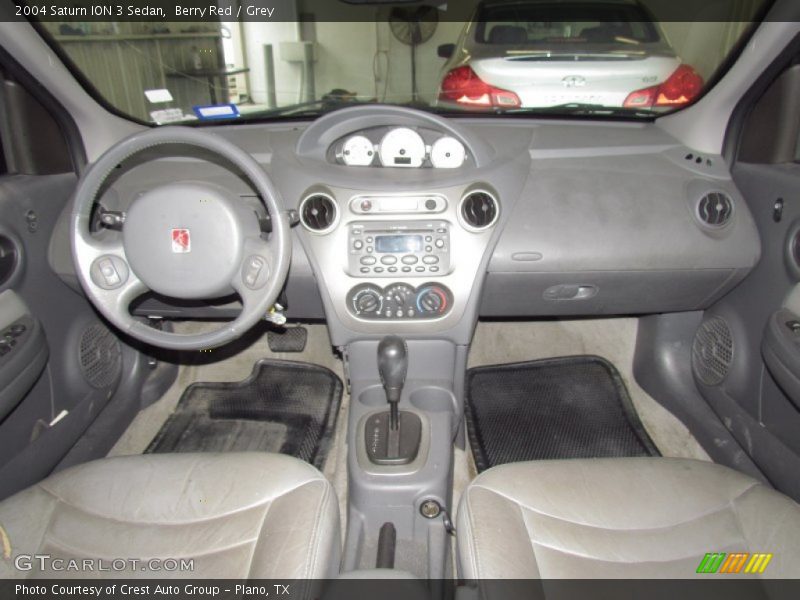 Berry Red / Grey 2004 Saturn ION 3 Sedan