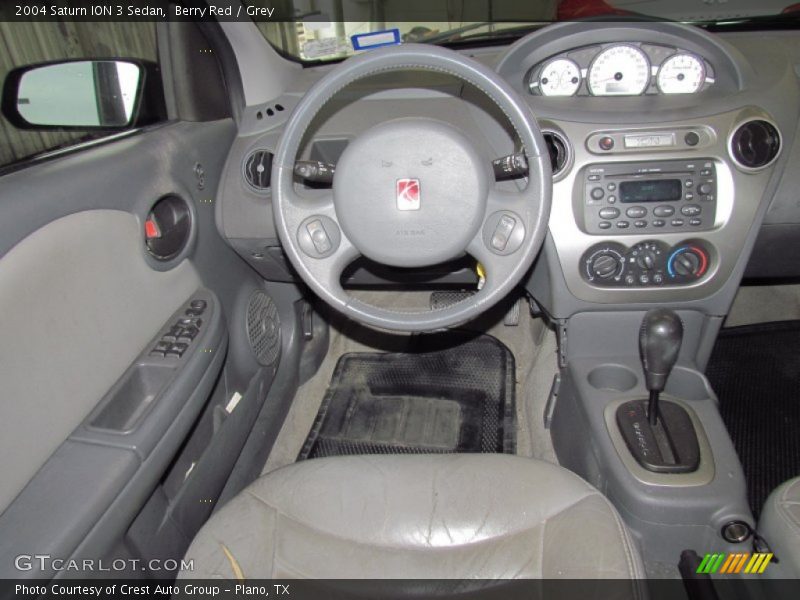 Berry Red / Grey 2004 Saturn ION 3 Sedan