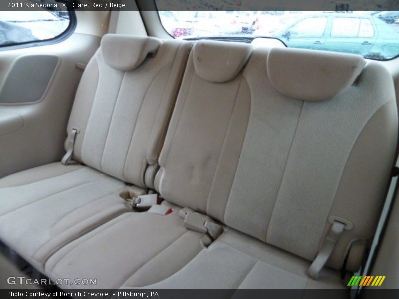 Claret Red / Beige 2011 Kia Sedona LX