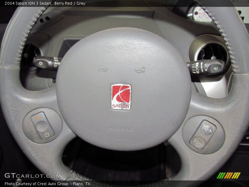Berry Red / Grey 2004 Saturn ION 3 Sedan