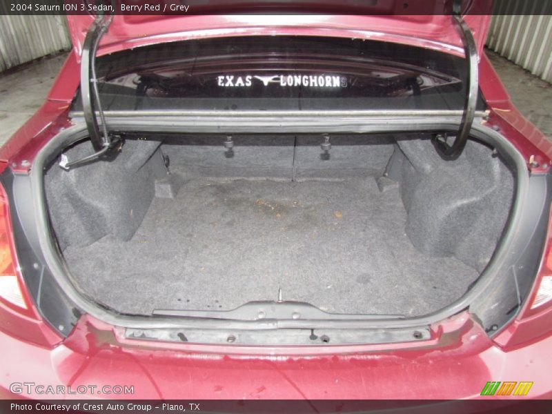 Berry Red / Grey 2004 Saturn ION 3 Sedan