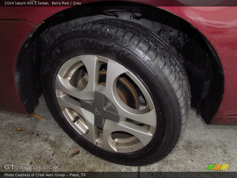 Berry Red / Grey 2004 Saturn ION 3 Sedan