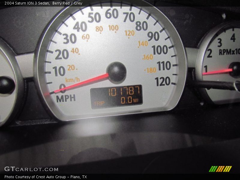Berry Red / Grey 2004 Saturn ION 3 Sedan