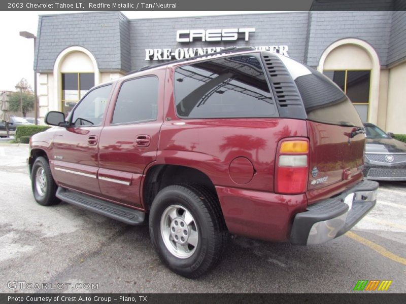 Redfire Metallic / Tan/Neutral 2003 Chevrolet Tahoe LT