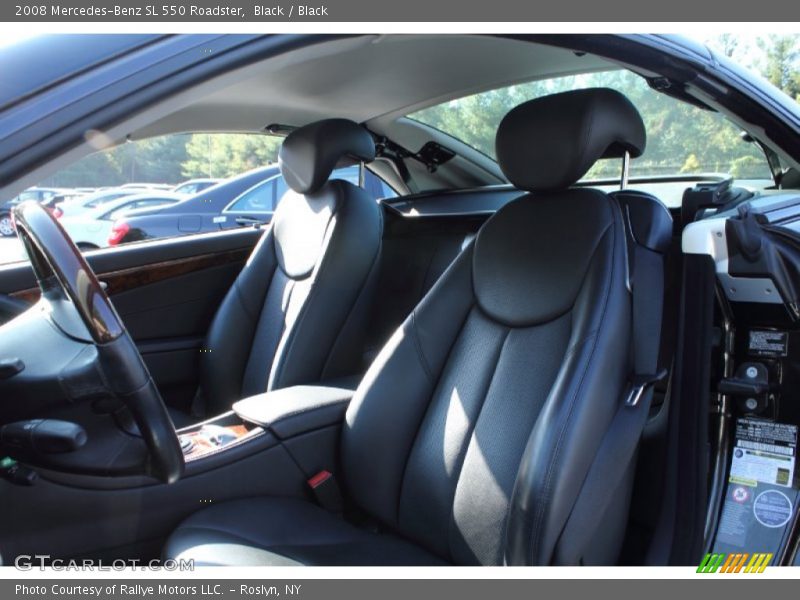 Black / Black 2008 Mercedes-Benz SL 550 Roadster