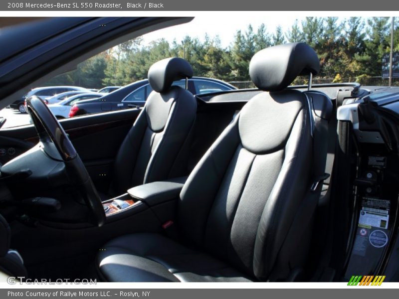 Black / Black 2008 Mercedes-Benz SL 550 Roadster