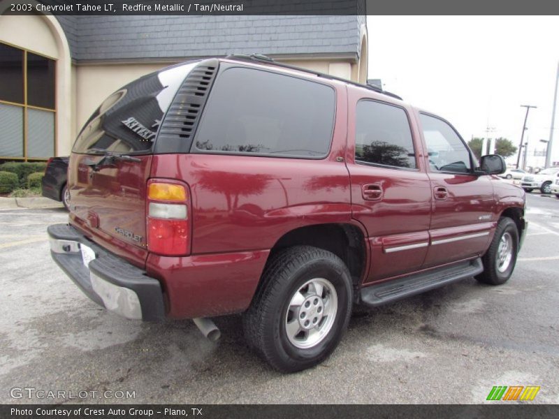 Redfire Metallic / Tan/Neutral 2003 Chevrolet Tahoe LT