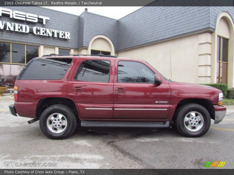 Redfire Metallic / Tan/Neutral 2003 Chevrolet Tahoe LT