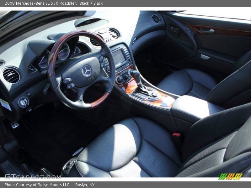 Black / Black 2008 Mercedes-Benz SL 550 Roadster