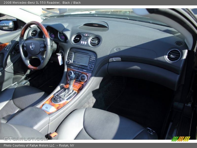 Black / Black 2008 Mercedes-Benz SL 550 Roadster