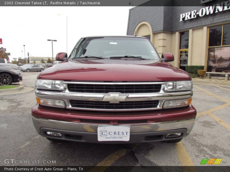 Redfire Metallic / Tan/Neutral 2003 Chevrolet Tahoe LT