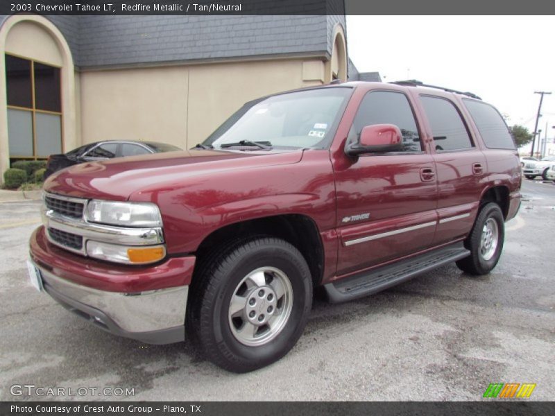 Redfire Metallic / Tan/Neutral 2003 Chevrolet Tahoe LT